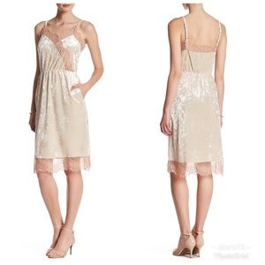 💚 Madison & Berkeley Velvet & Lace Dress Large